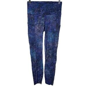 Lululemon Fast and Free Tight II 25" sz 4 * Polar Lights Blue * High Rise Nulux